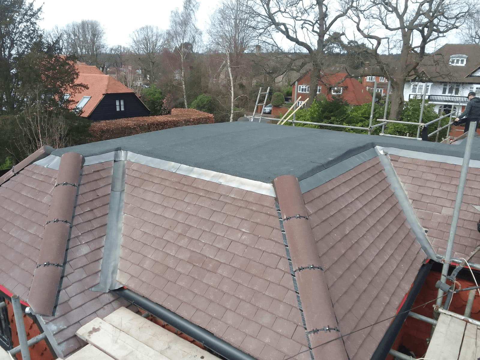 Alliance Roofing London completed roofing project